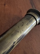 Seltenes großes Fernrohr G&S